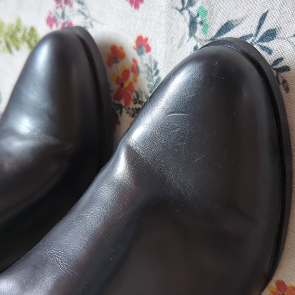 American Eagle Black Chunky Heel Ankle Booties - Picture 14 of 14
